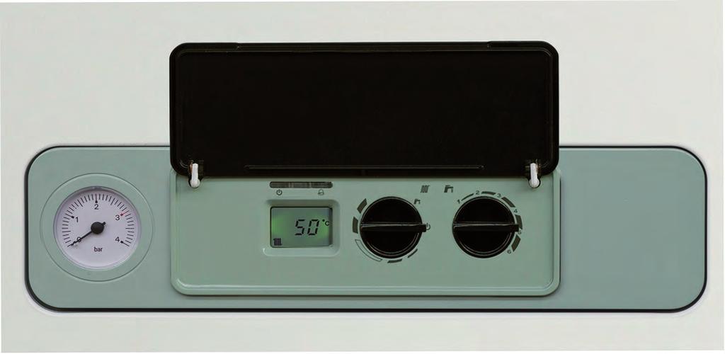 temperatura dell acqua calda sanitaria con preriscaldo. Grazie al display vengono fornite tutte le informazioni sullo stato dell apparecchio.