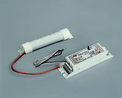 Evx Plus Funzione Dispositivi, che inseriti in plafoniere con tubo fluorescente, permettono di realizzare un sistema autonomo di luce di emergenza con intervento automatico.