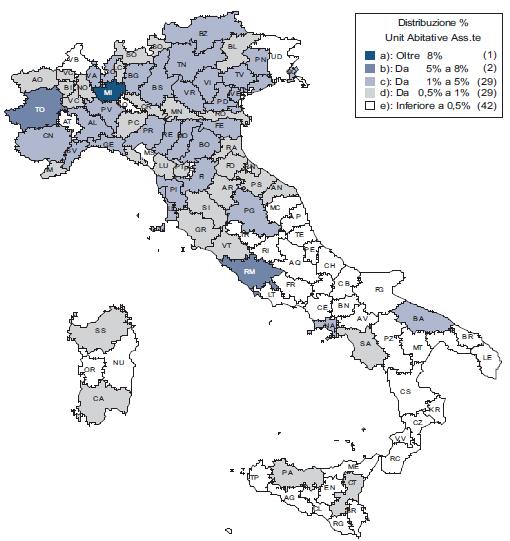 Italiani sottoassicurati per tradizione 6 In Italia risultano assicurate solo il 31,5% delle abitazioni Di queste solo il 69%