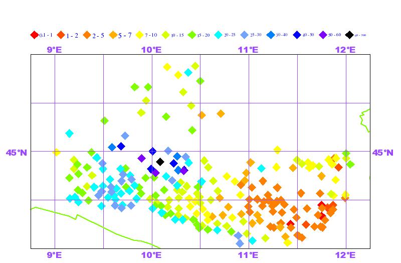 Il radar individua la struttura