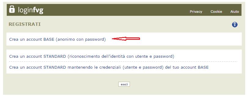 Se l utente è già registrato a loginfvg, dopo aver digitato il nome utente e password e la conseguente verifica della sua registrazione da parte di loginfvg, questi accede al sistema FEG dove può: