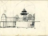 Pietro Aschieri (1889-1952), una selezione di disegni a china elaborati negli anni Venti del Novecento dal progettista romano, esponente significativo della stagione architettonica tra le due guerre