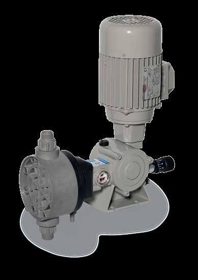 Mechanical diaphragm Membrana meccanica SR SERIES Mechanical Diaphragm dosing pumps are the best economical and technical solution when: Pumped liquid contains small amounts of suspended solids