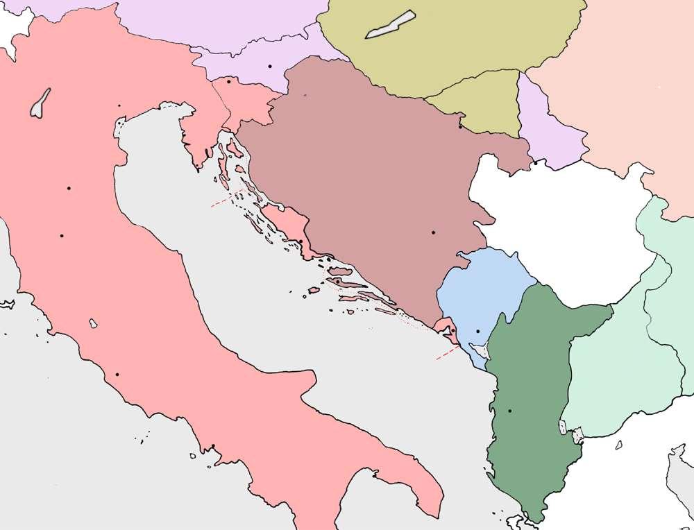 Germania Ungheria Bačka Romania Stato Indipendente Croato Banato Serbia