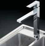 KE Il design dei lavelli KE è semplice e lineare: un pratico gocciolatoio in rilievo e vasche grandi e