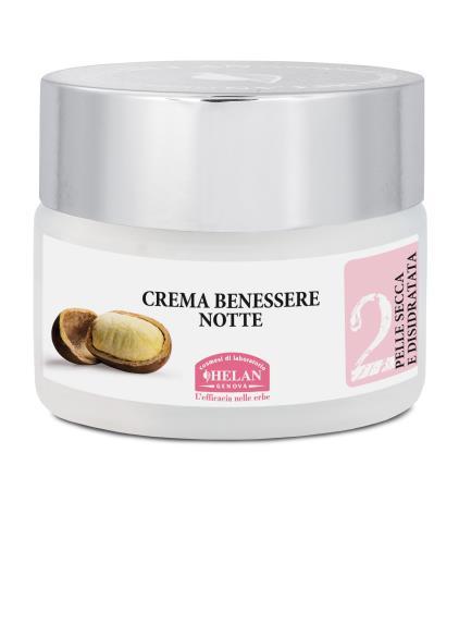 CODICE A BARRE: 934730817 GRAMMATURA: 50 ml 02CN CREMA BENESSERE NOTTE Malva e Tamarindo, olio di Oliva cere