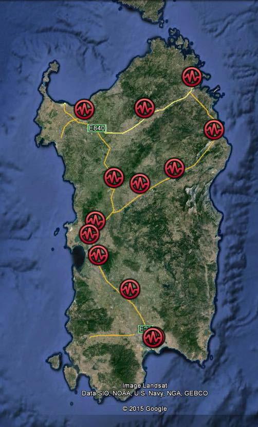 Il progetto Aria Nuova in Città Per rendere possibile la mobilità tra i diversi bacini per mezzo di veicoli elettrici, sono state definite delle infrastrutture di interconnessione regionali