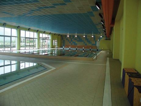 L impianto termico, unico a servizio del complesso di palazzetto e piscina, fornisce calore per il riscaldamento e la ventilazione degli ambienti, per il riscaldamento dell acqua delle piscine e per