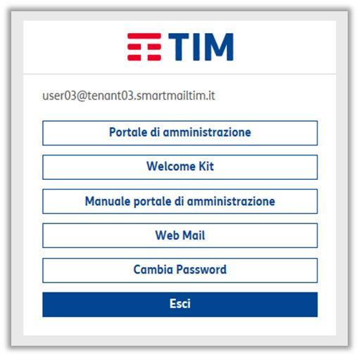 Manuali d uso della console di amministrazione È possibile visualizzare tutta la manualistica relativa alla console di gestione dei servizi consultando il file pdf chiamato Manuale MUX Smart Mail e