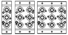 Attacchi 1-3-5 CNVL-3I1 1/8 1 - CNVL-3I2 1/8 2 - CNVL-3I3 1/8 3 - CNVL-4I1 1/4 1 - CNVL-4I2