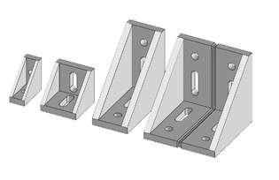 ACCESSORI DI GIUNZIONE - JOINT ACCESSORIES ANGOLARI DI FISSAGGIO - CLAMPING ANGLES MATERIALE DIMENSIONE MATERIAL DIMENSIONS 084.305.