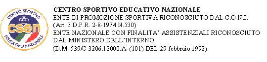 MANIFESTAZIONE: CAMPIONATO NAZIONALE JUDO SOCIETA SPORTIVA: TEL. RESPONSABILE: COD SOCIETA : N Cognome Nome Sesso Anno Grado Cat. Kg.