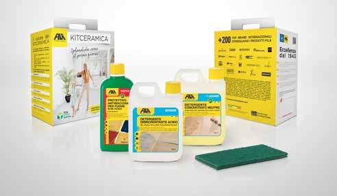 KITCERAMICA FILA KITCERAMICA La soluzione efficace e definitiva per il benessere della tua ceramica: Per rimuovere