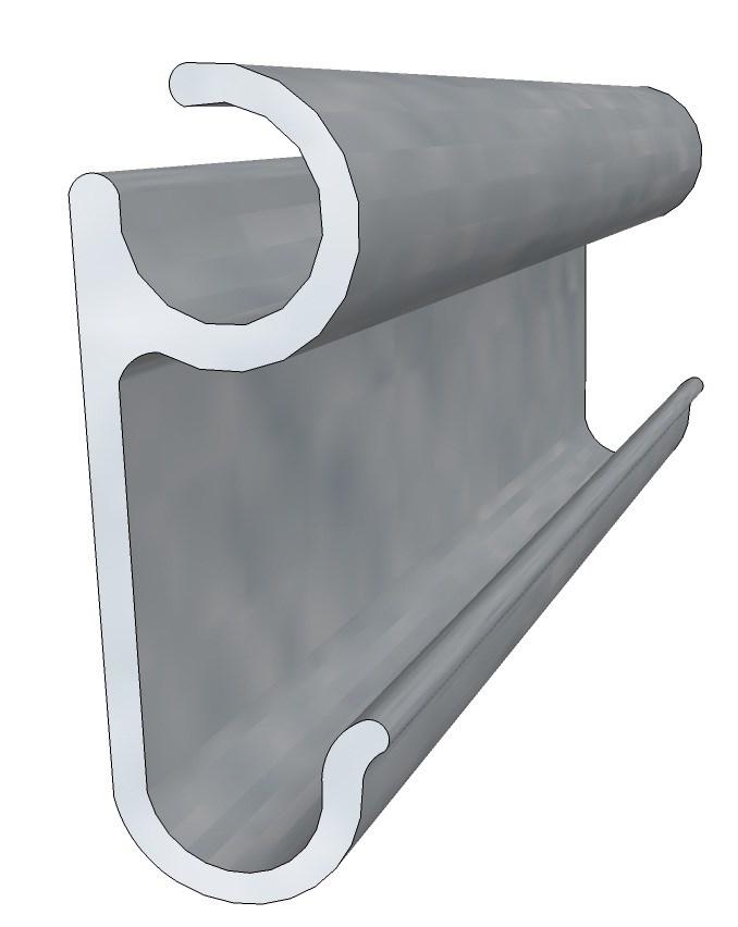 Profili in alluminio Sezione