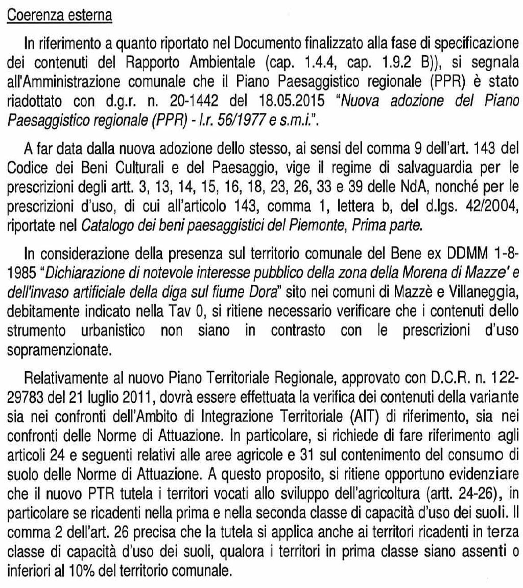 notevole interesse pubblico della Morena di Mazzè.