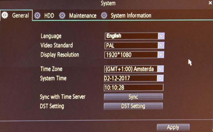 STANDARD. In Europa usa lo standard PAL DISPLAY RESOLUTION Imposta la risoluzione delle uscite video VGA e HDMI verso i monitor. Scegli la più alta supportata dal tuo monitor, possibilmente 1920x1080.