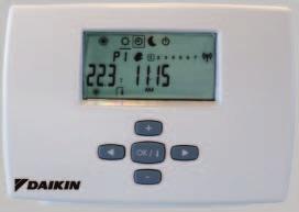 Facile da controllare DAIKIN ALTHERMA A BASSA TEMPERATURA PER ABITAZIONI DI NUOVA COSTRUZIONE CONTROLLO DI SISTEMA SETPOINT FLOTTANTE IN BASE ALLE CONDIZIONI ATMOSFERICHE Quando abilitata, la