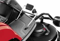 TRASMISSIONE AUTOMATICA La trasmissione automatica a pedale rende più efficiente, facile e divertente il lavoro.