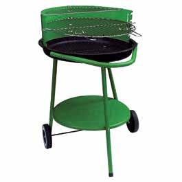 97718 barbecue a gas Ponca griglia cromata 45x30 cm bruciatori in alluminio a gas - piani in acciaio telo