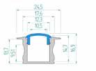 001, da 2 mt Copertura in plexiglass trasparente per PAL.001, da 2 mt 2.000 x 12 x 1 2.000 x 12 x 1 CPS.001 Clip per il fissaggio di barre rigide tipo PAL.001 TPAL.