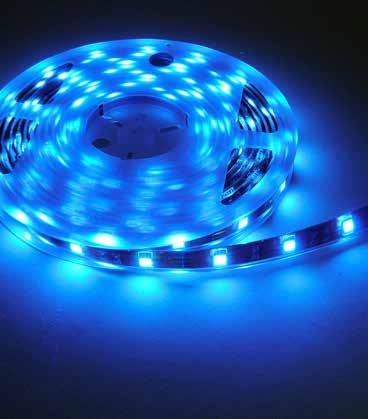 IP33 (per interni) d Strip 3528 monochip 120 led/mt IP67 Bobina di strip LED flessibile da 5 metri, 120  IP67 (per esterni completamente stagno) Codice Lumen/mt