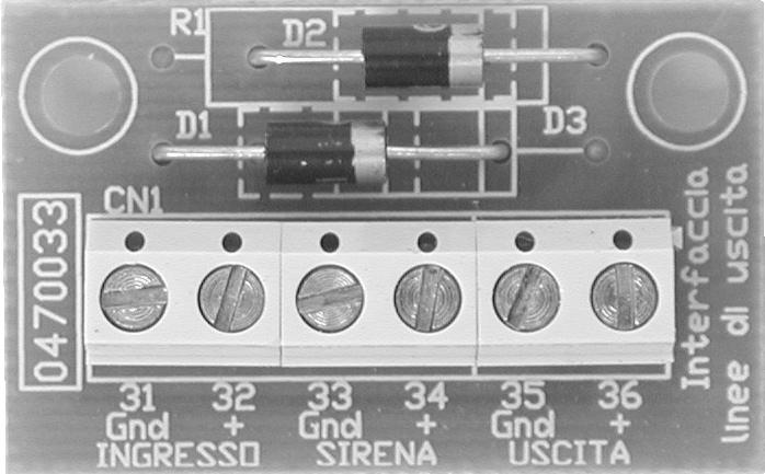 Sch.1043/026 INTERFACCIA PER CONTROLLO USCITE Sch.