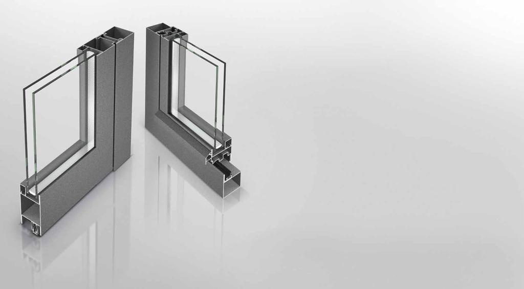 ECONOMY 50 & 60 La serie JANSEN ECONOMY è un sistema completo di profili in acciaio, accessori e guarnizioni per la realizzazione di finestre, porte e vetrate fisse.