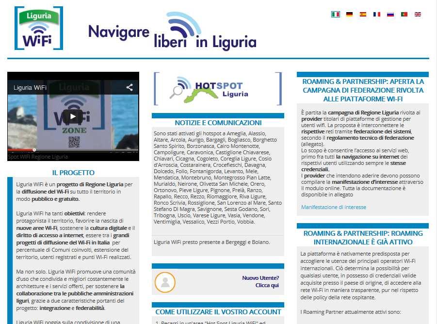 APERTA LA CAMPAGNA DI FEDERAZIONE RIVOLTA ALLE PIATTAFORME WIFI La proposta è interconnettere le rispettive reti tramite federazione dei sistemi Lo scopo è consentire l accesso ai servizi web, primo