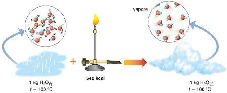 8. Sosta termica e calore latente Il calore latente di vaporizzazione è la quantità di energia