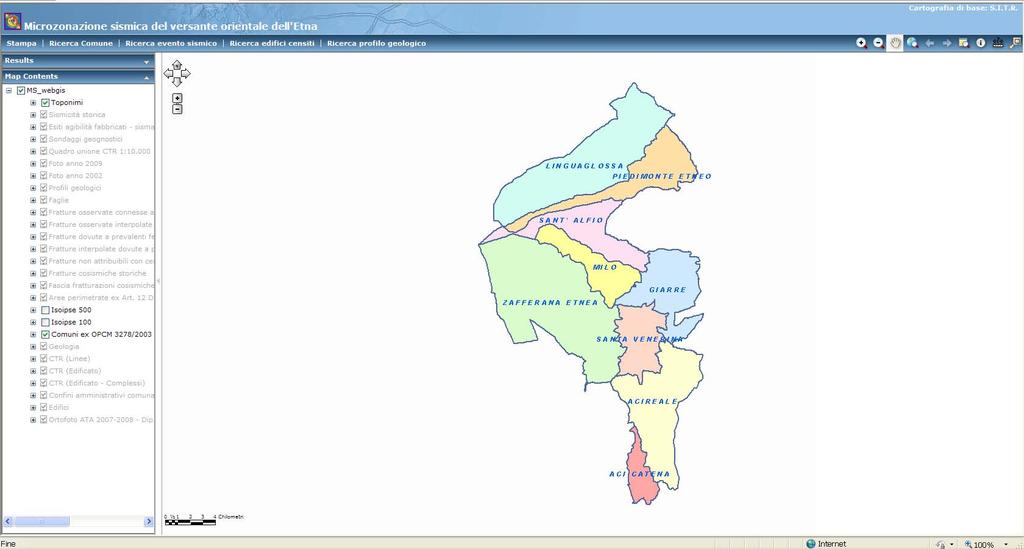 Servizio cartografico webgis