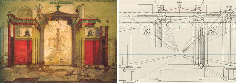 linea d orizzonte. Con l avvento del Medioevo continuano a sopravvivere schemi spaziali derivati dall arte classica.