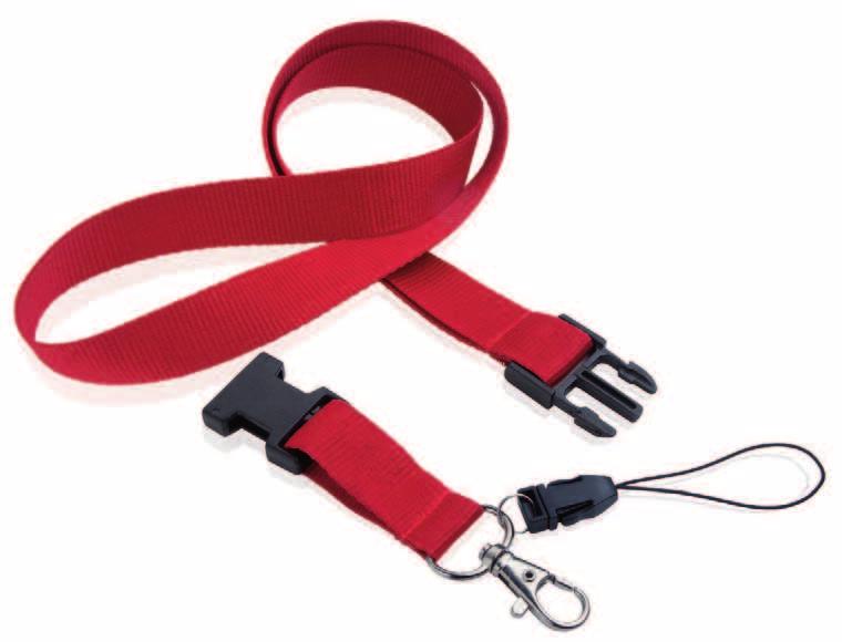 l a n y a r d P503 LANYARD Collarino in Poliestere. Terminale sganciabile in Plastica.