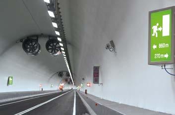 200 km di gallerie. ELEF ha completato quasi 200 km di installazioni in gallerie stradali.