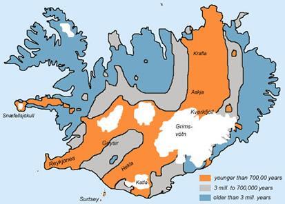 L'Islanda è la più ampia parte emergente della lunga dorsale medio-atlantica ed è l espressione terrestre e visibile di