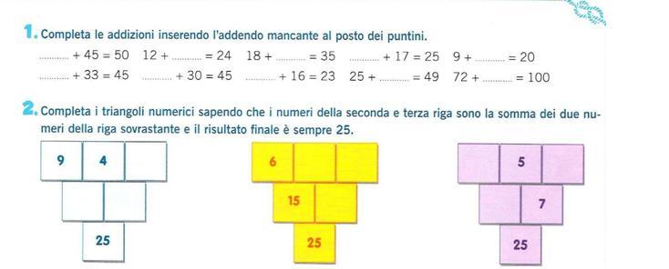 addizioni 3890 + 734 4557 + 2057