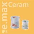 IPS e.max Ceram A-D Ivoclar Vivadent Ceramica di stratificazione a base di nano-fluoro-apatite a basso punto di fusione (750 C) e CET (100-400 C) 9.5 (x10-6 K-1).