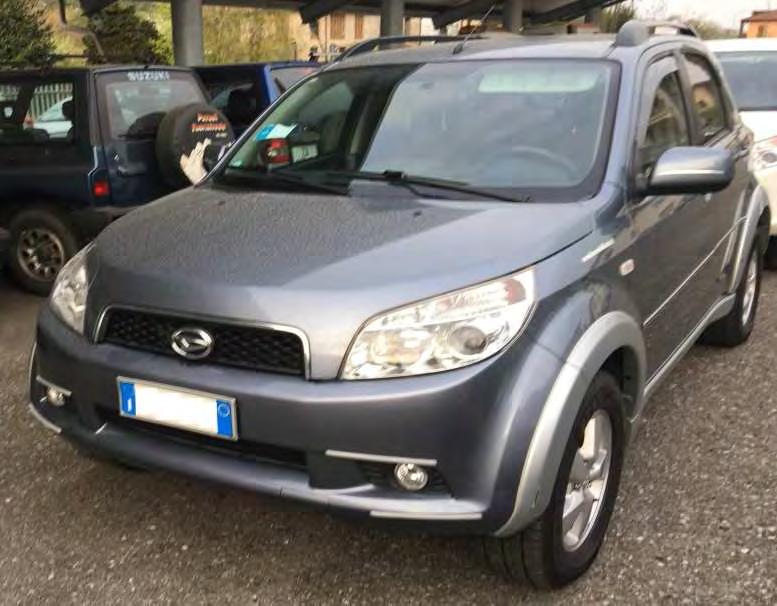 DAIHATSU TERIOS Anno prima immatricolazione 2006 Km percorsi 90.000 BENZINA/GPL Cilindrata 1.