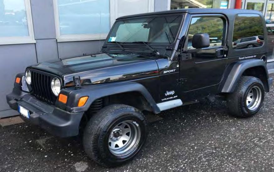 JEEP WRANGLER 3 PORTE Anno prima immatricolazione 2004 Km