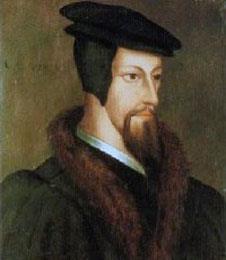 Giovanni Calvino Giovanni Calvino (1509 1564) è stato un umanista e teologo francese vissuto per molto tempo in Svizzera.