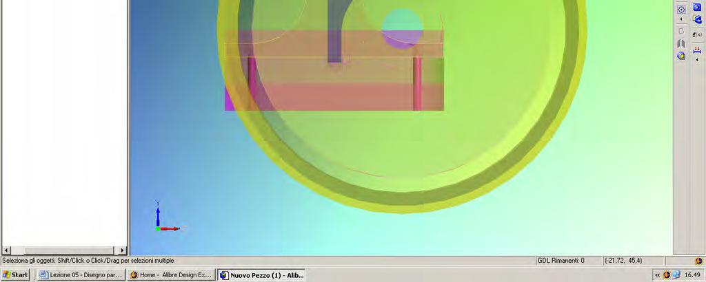 Facciamo click con il tasto destro del mouse e selezioniamo Attiva Profilo 2D.