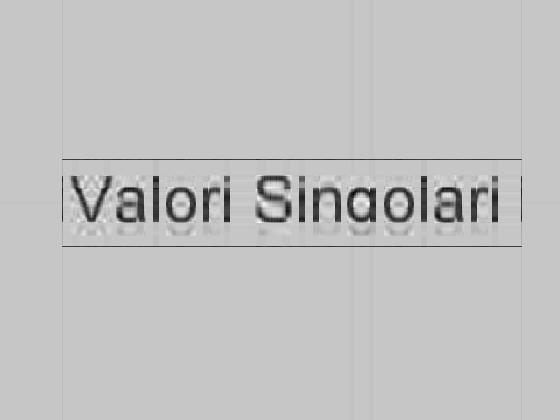 singolari ) n_val_sing=length(sigma) ns=input( ricostruzione con valori sing =
