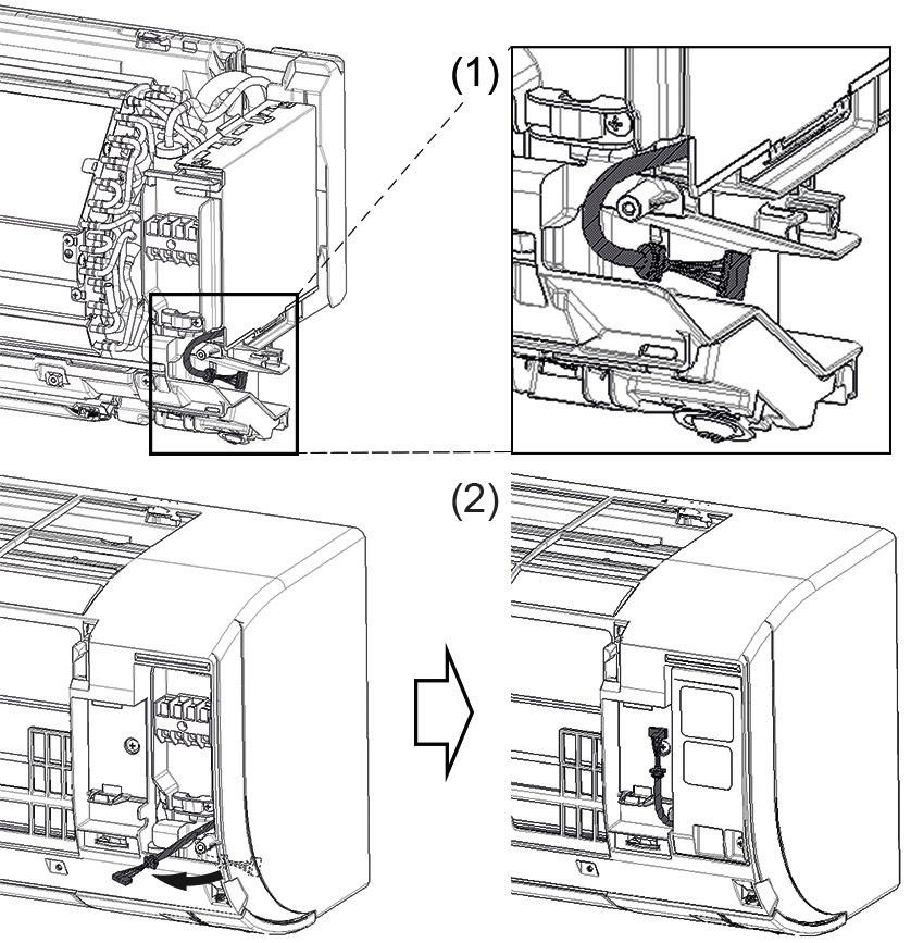 Scheda Pericolo Durante l'installazione spegnare sempre l'alimentatore. (Il contatto con le parti elettriche può comportare scosse elettriche).