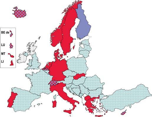 Lingue straniere obbligatorie durante l istruzione obbligatoria, 2015/16 Inglese Altro Apprendimento della lingua straniera obbligatoria con scelta della lingua Nessuna lingua straniera obbligatoria