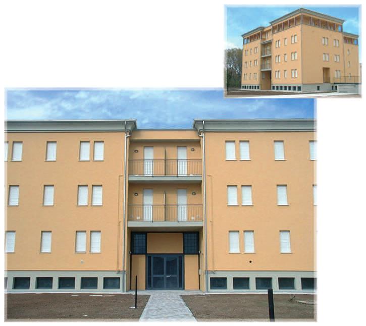 Tipologia: complesso residenziale (66 unità immobiliari) Ubicazione - Zona sismica: Mantova, Località Borgochiesanuova, S=6 Proprietà: A.L.E.R.