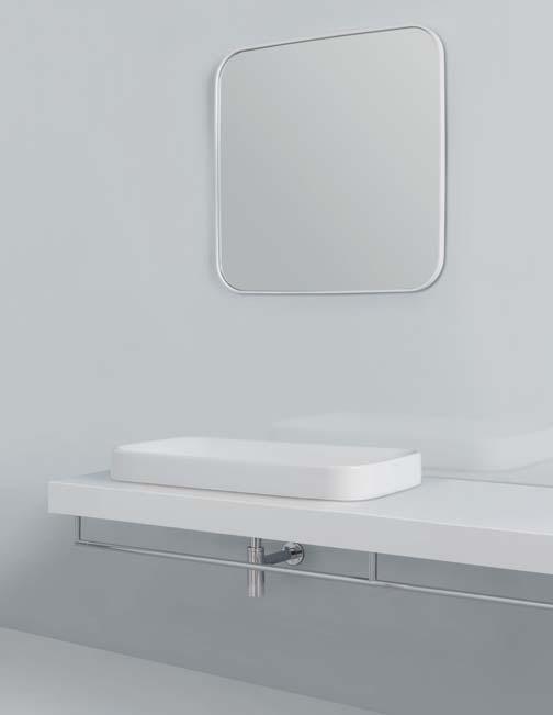 washbasins 75 on lacquered polished white shelf 170 ME 170 B with chromed towel-holder 155 cm PUM 170 03.