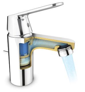 GROHE SILKMOVE ES La miglior combinazione di risparmio energetico e agevole controllo dell acqua.