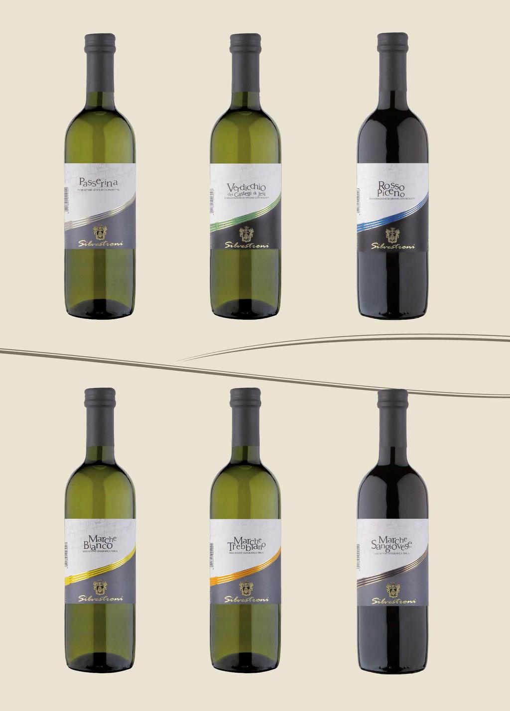 PASSERINA I.G.P. VERDICCHIO DEI CASTELLI DI JESI D.O.C. 12,5%Vol. - conf. 12 bott. ROSSO PICENO D.O.C. 12,5%Vol. - conf. 12 bott. MARCHE BIANCO D.