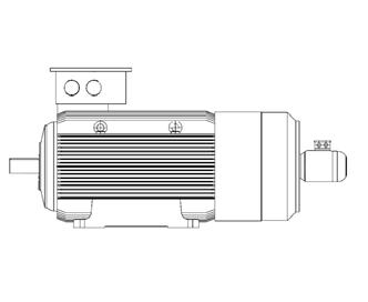 32 Motori con ventilazione assiale Motori con ventilazione assiale indipendente IC 416 In applicazioni a coppia costante, è consigliabile utilizzare un ventilatore assiale indipendente.