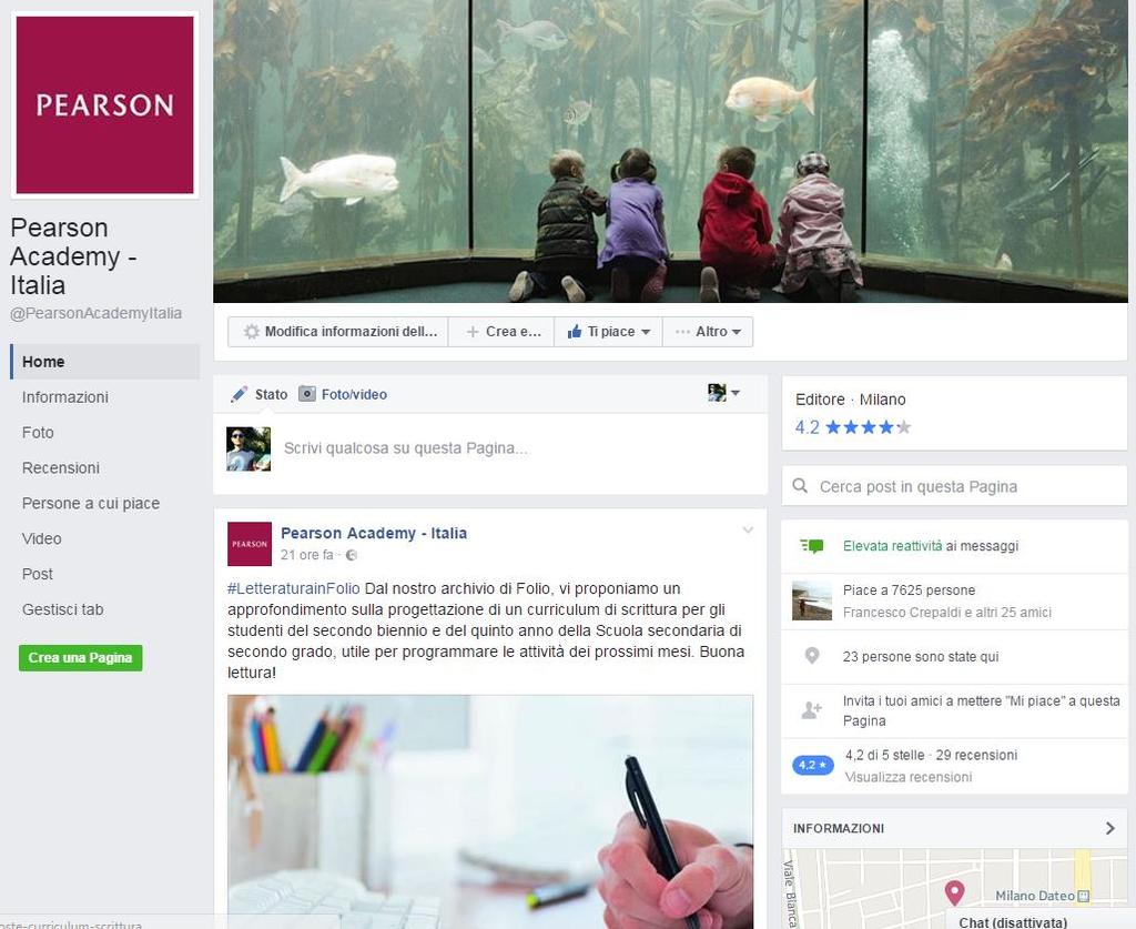 Pearson Academy su Facebook Seguiteci su Facebook!