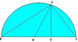 Sessione ordinri LS_ORD Soluzione di De Ros Niol Si onsideri l igur seguente: Soluzione Ogni tringolo rettngolo è insrivibile in un semiironerenz on dimetro pri ll ipotenus; per ui l medin e divide l